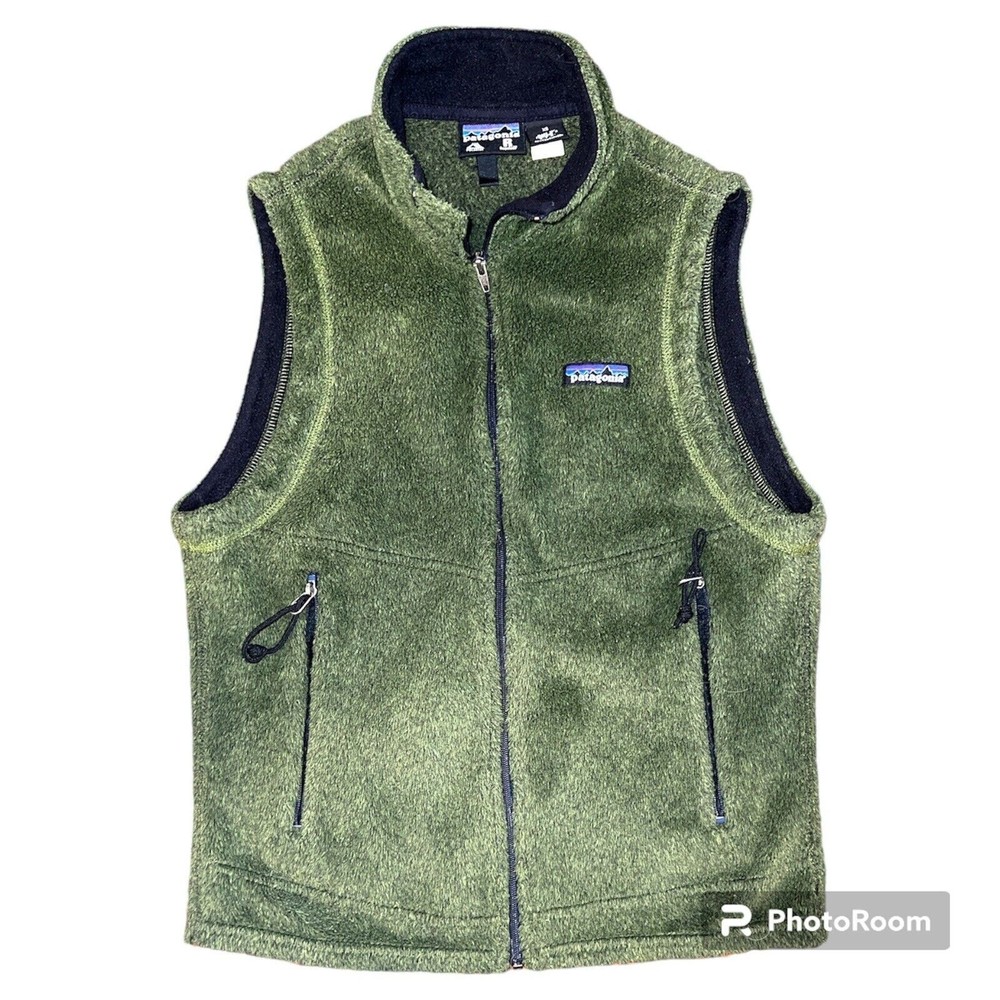 Vintage Patagonia Regulator Fleece Full‎ Zip Vest Women Size XS